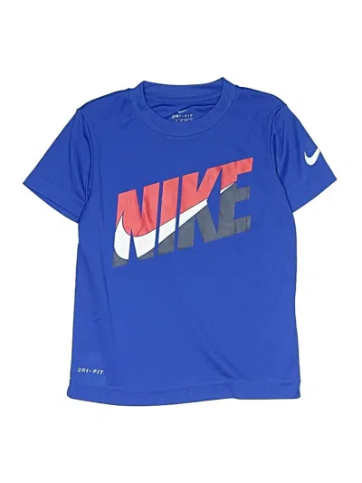 Pre-owned Nike Kids' Active T-shirt In Blue