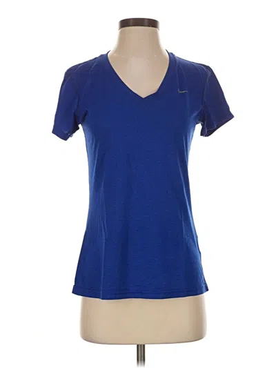 Pre-owned Nike Active T-shirt In Blue