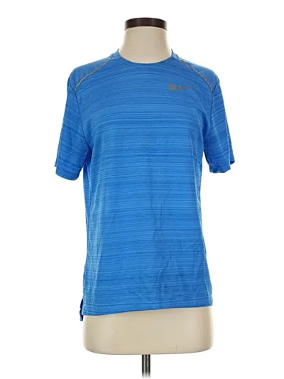Pre-owned Nike Active T-shirt In Blue