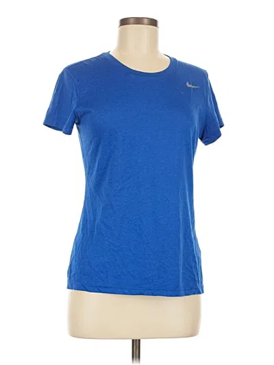 Pre-owned Nike Active T-shirt In Blue