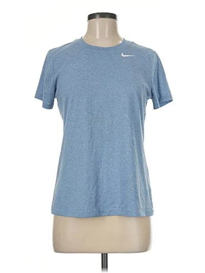 Pre-owned Nike Active T-shirt In Blue