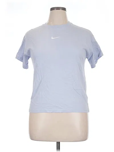 Pre-owned Nike Active T-shirt In Blue