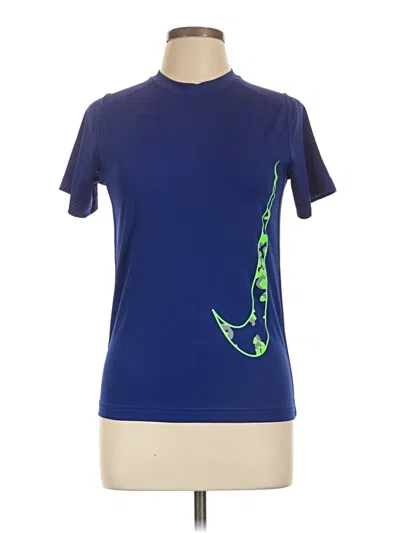 Pre-owned Nike Active T-shirt In Blue