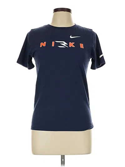 Pre-owned Nike Active T-shirt In Blue