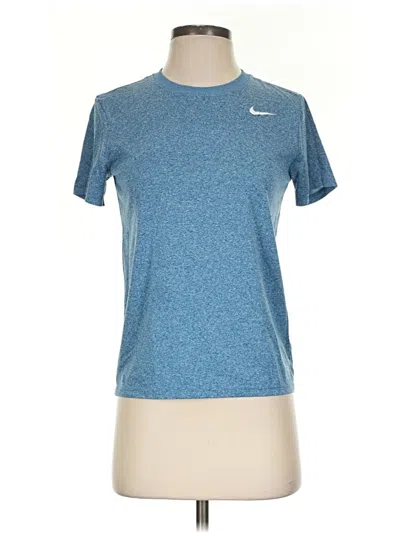 Pre-owned Nike Active T-shirt In Blue