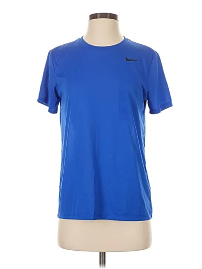 Pre-owned Nike Active T-shirt In Blue