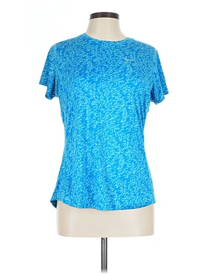 Pre-owned Nike Active T-shirt In Blue