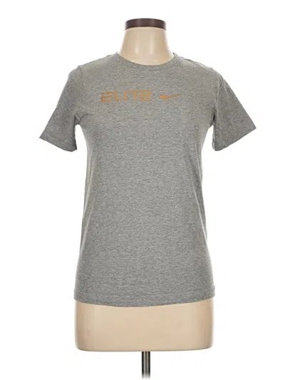Pre-owned Nike Active T-shirt In Gray