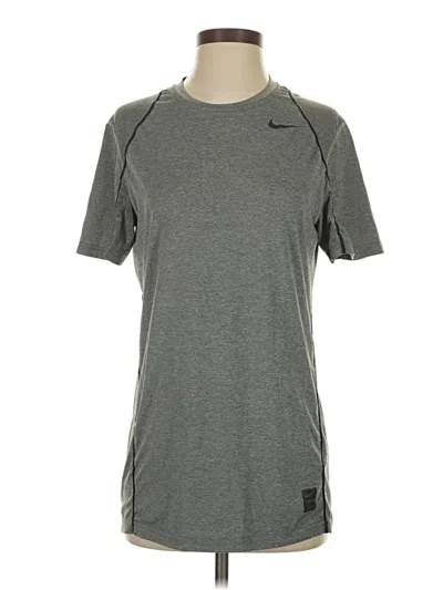 Pre-owned Nike Active T-shirt In Gray