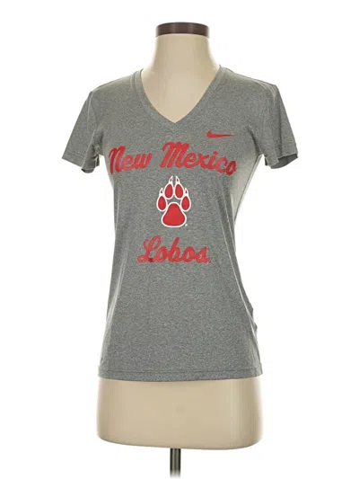 Pre-owned Nike Active T-shirt In Gray