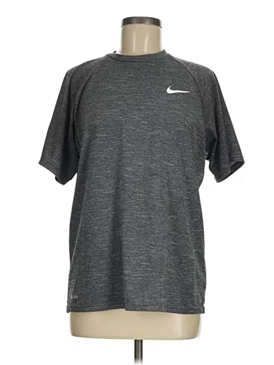Pre-owned Nike Active T-shirt In Gray