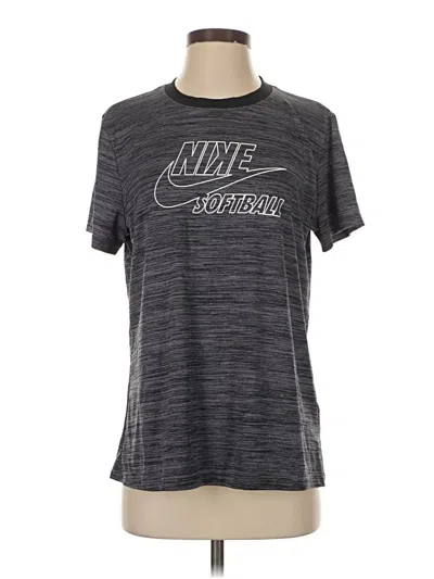 Pre-owned Nike Active T-shirt In Gray