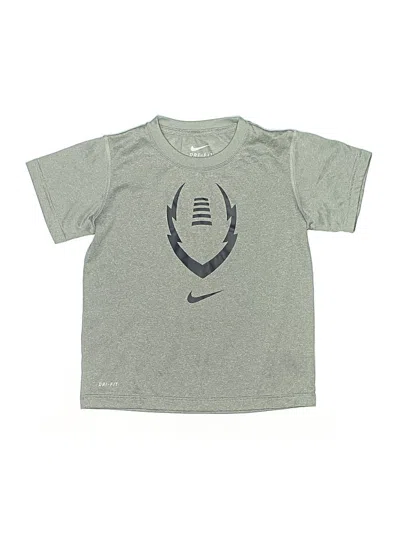 Pre-owned Nike Kids' Active T-shirt In Gray