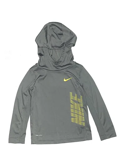 Pre-owned Nike Kids' Active T-shirt In Gray