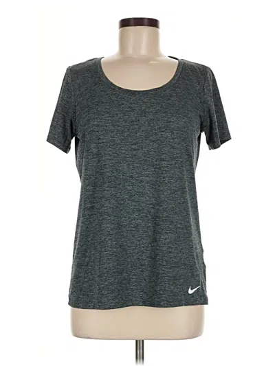 Pre-owned Nike Active T-shirt In Gray