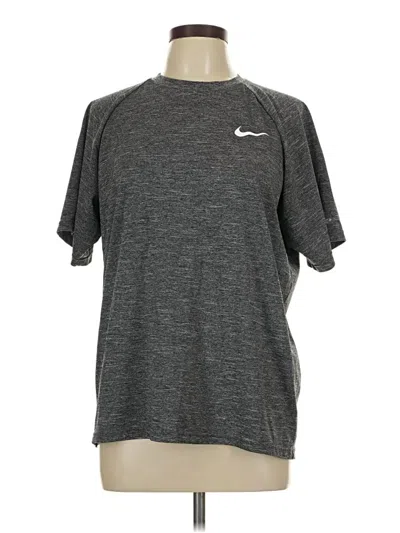 Pre-owned Nike Active T-shirt In Gray