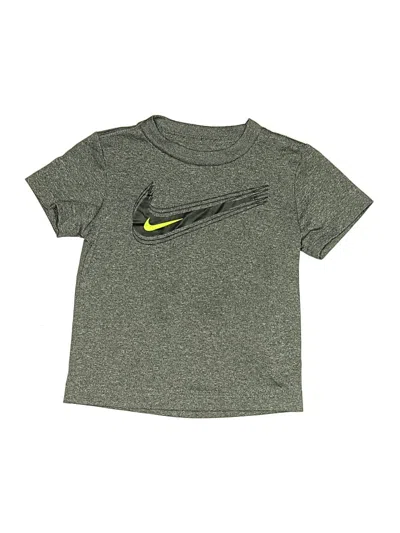 Pre-owned Nike Kids' Active T-shirt In Gray