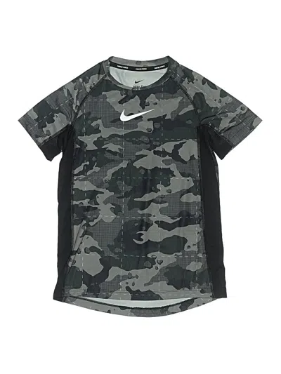 Pre-owned Nike Kids' Active T-shirt In Gray