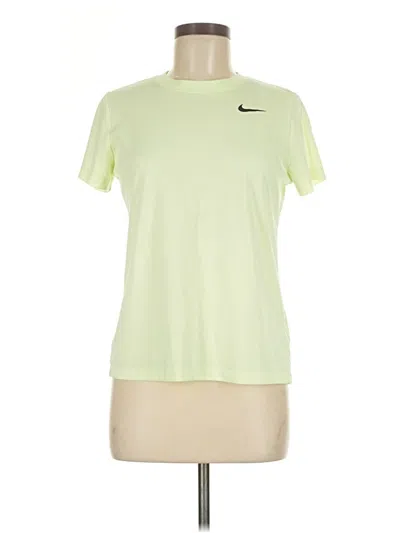 Pre-owned Nike Active T-shirt In Green