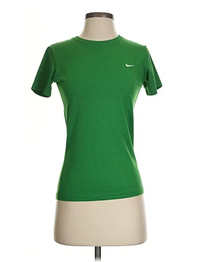 Pre-owned Nike Active T-shirt In Green