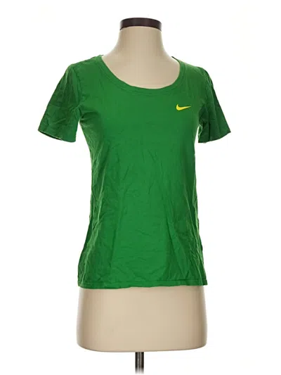 Pre-owned Nike Active T-shirt In Green