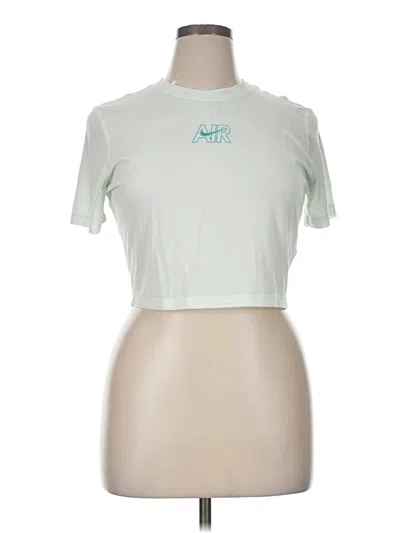 Pre-owned Nike Active T-shirt In Green