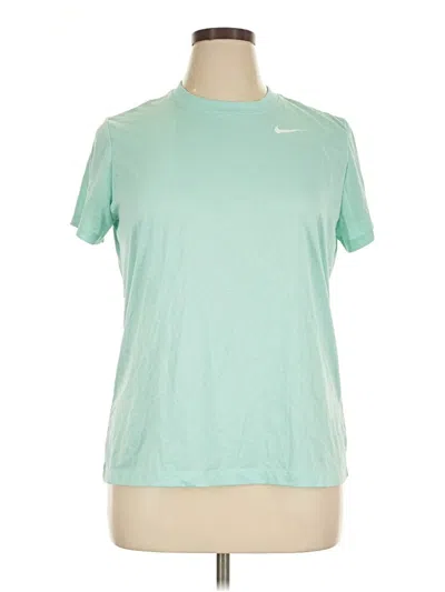 Pre-owned Nike Active T-shirt In Green