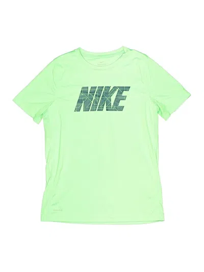 Pre-owned Nike Kids' Active T-shirt In Green