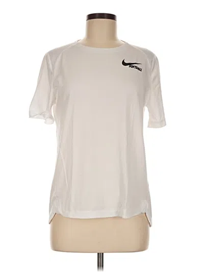 Pre-owned Nike Active T-shirt In Ivory