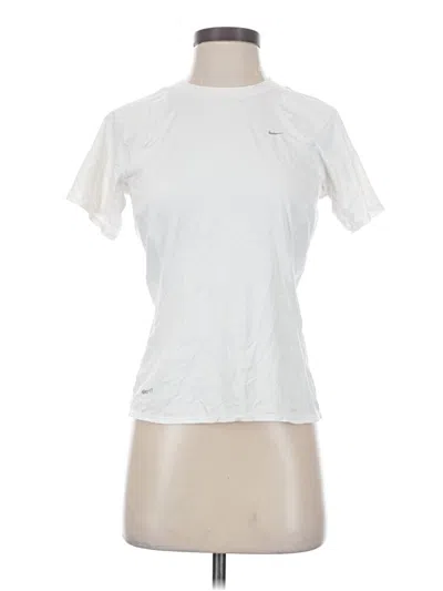 Pre-owned Nike Active T-shirt In Ivory