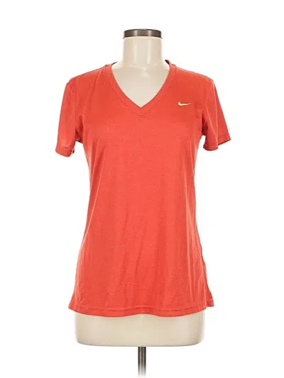 Pre-owned Nike Active T-shirt In Orange