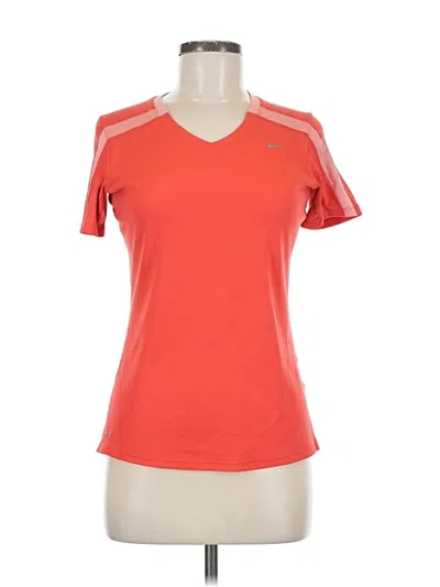 Pre-owned Nike Active T-shirt In Orange