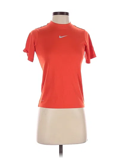 Pre-owned Nike Active T-shirt In Orange