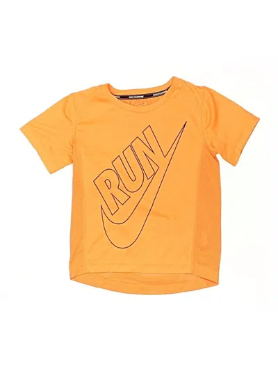 Pre-owned Nike Kids' Active T-shirt In Orange
