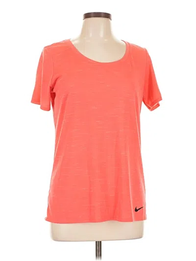 Pre-owned Nike Active T-shirt In Orange