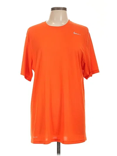Pre-owned Nike Active T-shirt In Orange