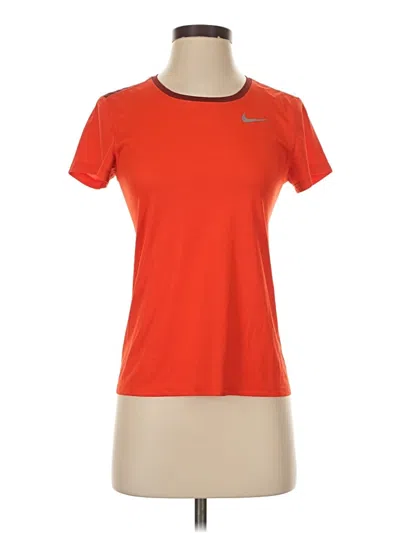 Pre-owned Nike Active T-shirt In Orange