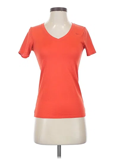 Pre-owned Nike Active T-shirt In Orange
