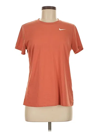Pre-owned Nike Active T-shirt In Orange