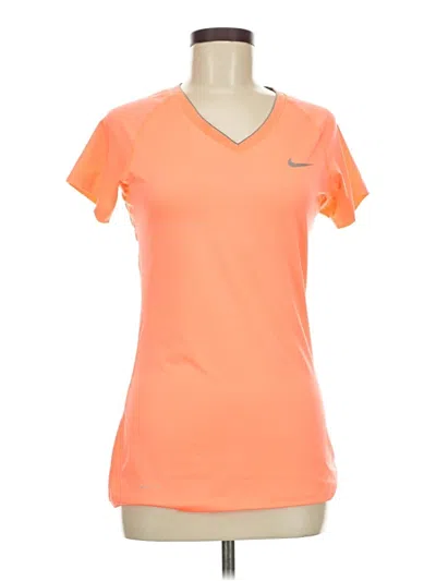 Pre-owned Nike Active T-shirt In Orange