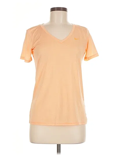 Pre-owned Nike Active T-shirt In Orange