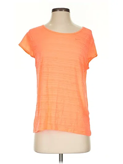 Pre-owned Nike Active T-shirt In Orange