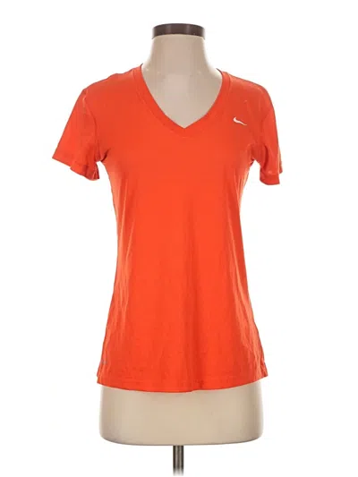 Pre-owned Nike Active T-shirt In Orange
