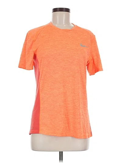 Pre-owned Nike Active T-shirt In Orange