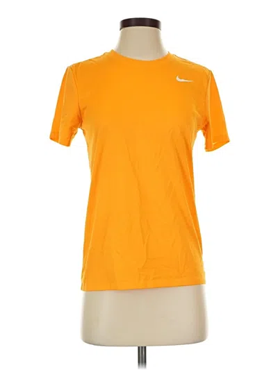 Pre-owned Nike Active T-shirt In Orange