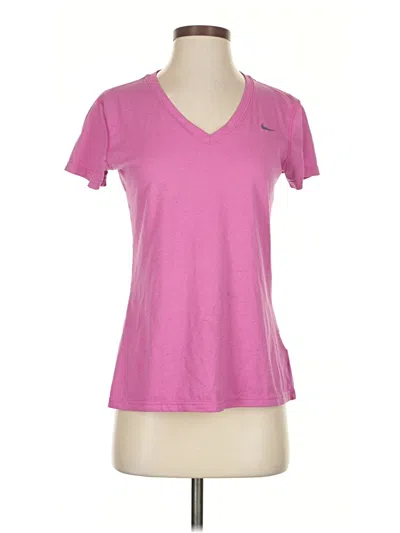 Pre-owned Nike Active T-shirt In Pink