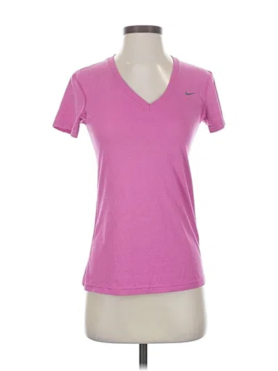 Pre-owned Nike Active T-shirt In Pink