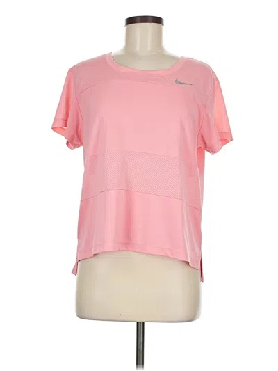 Pre-owned Nike Active T-shirt In Pink