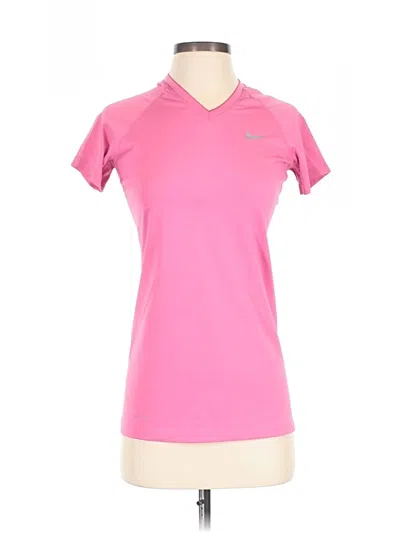 Pre-owned Nike Active T-shirt In Pink