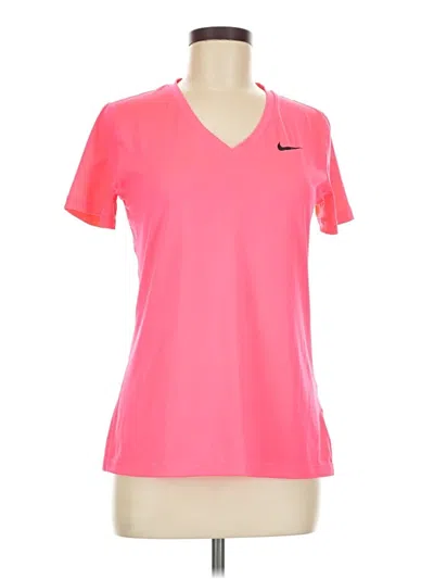 Pre-owned Nike Active T-shirt In Pink